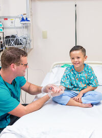 SNAP Student with patient