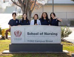 Korean visitors from Sahmyook Health University at LLUSN